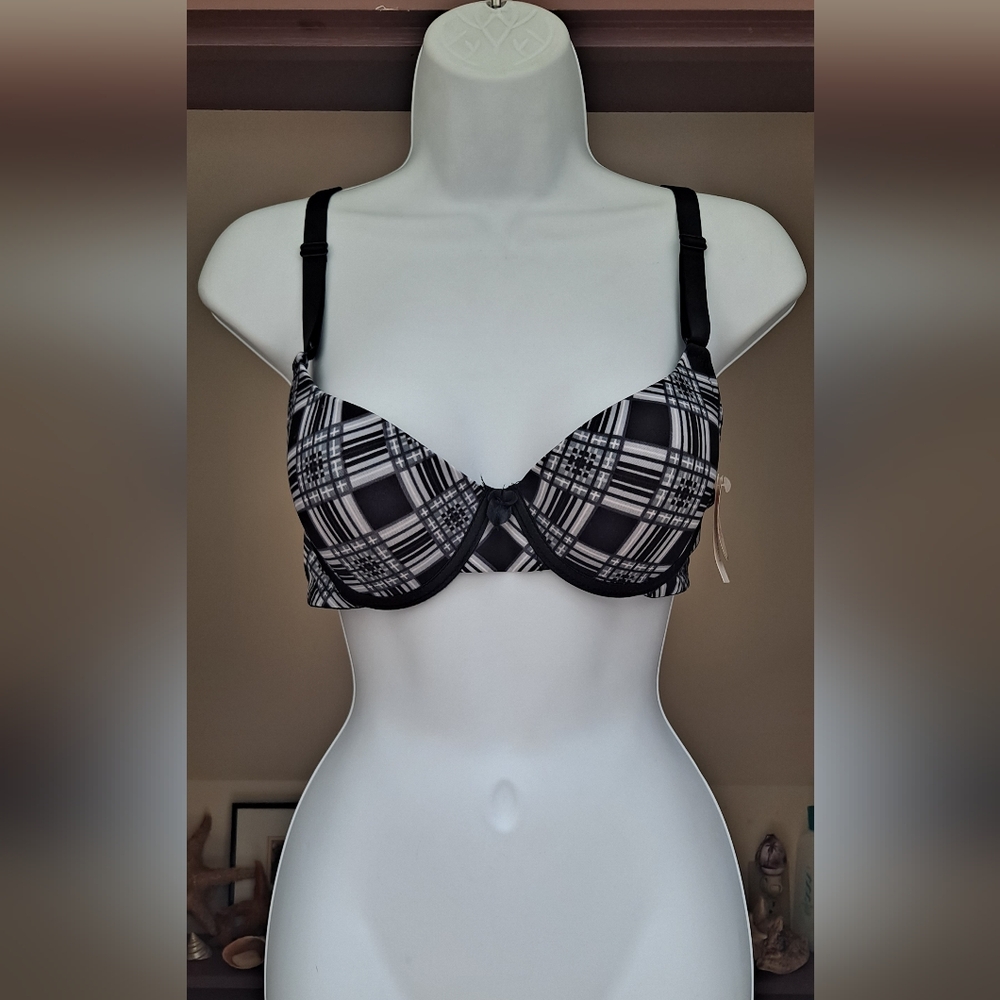 RUBH Bra BRAND NEW WITH TAGS Plaid Bra Multicolor Bra Push Up Bra 36C